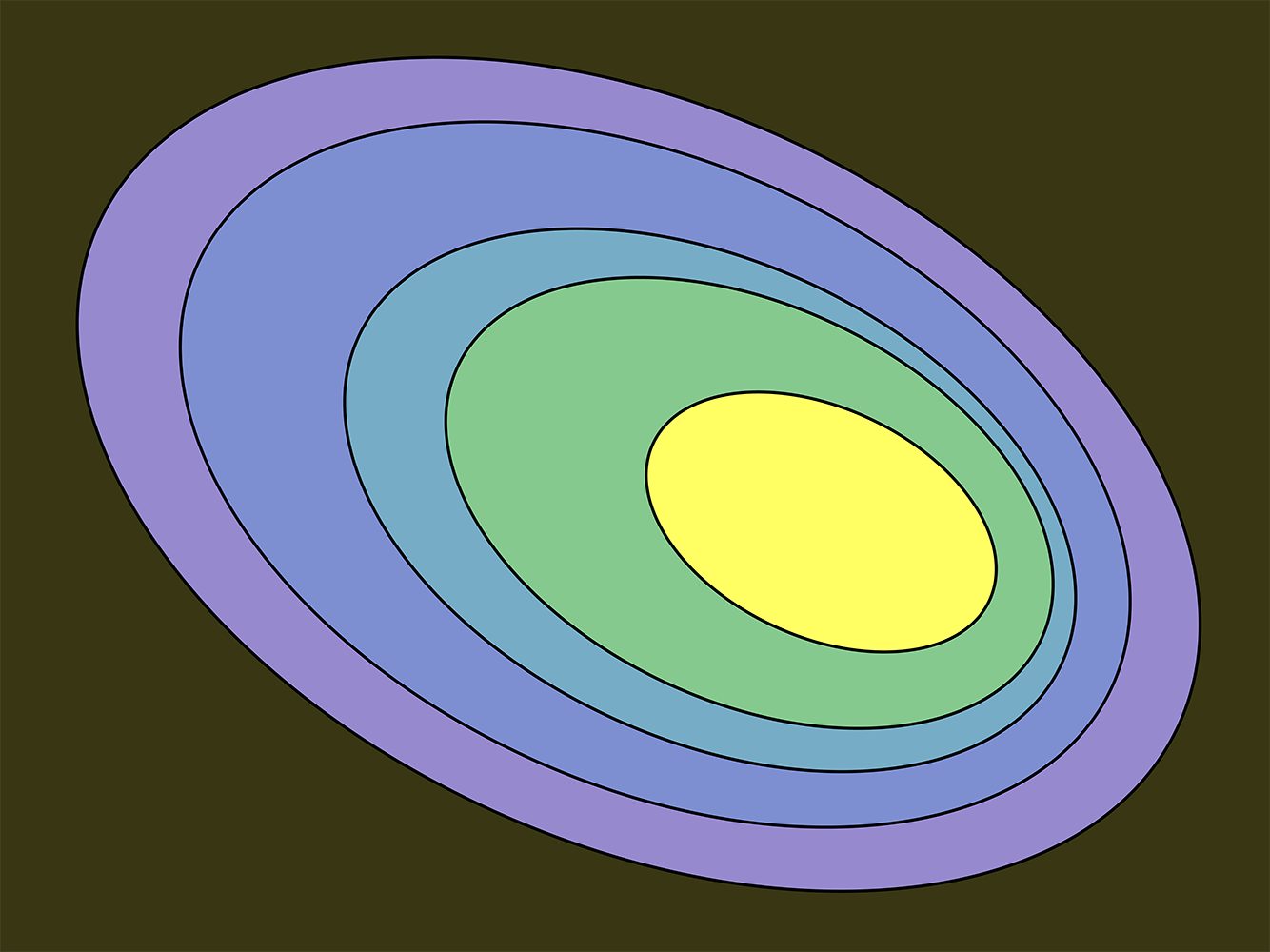 Abstract illustration of elements in graphic design.