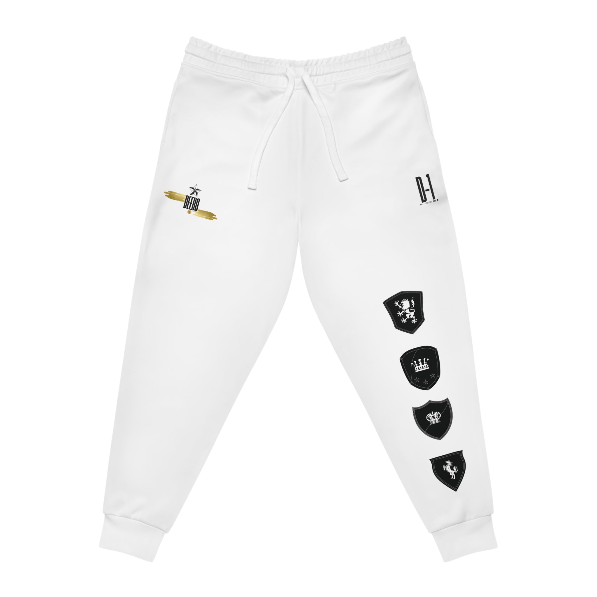 D-1 Collection Athletic Joggers No. 4 White