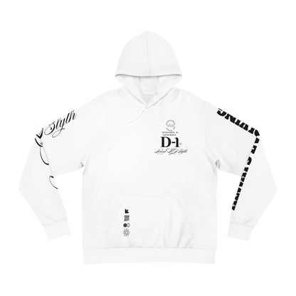 D-1 Collection Fashion Hoodie No.5 White