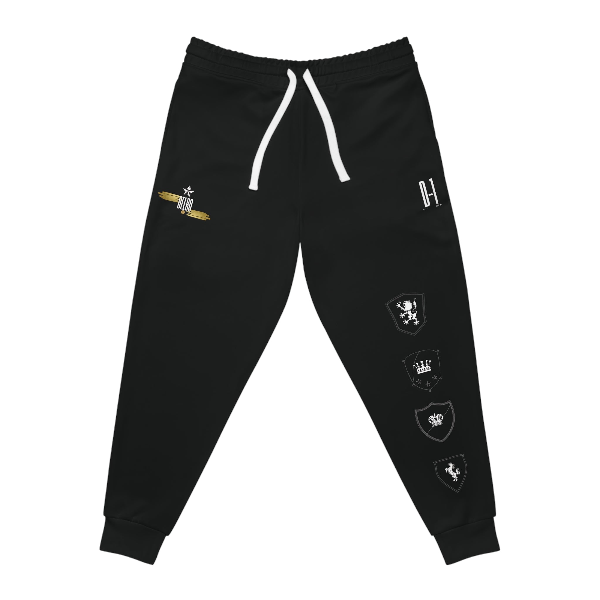 D-1 Collection Athletic Joggers No. 4 Black