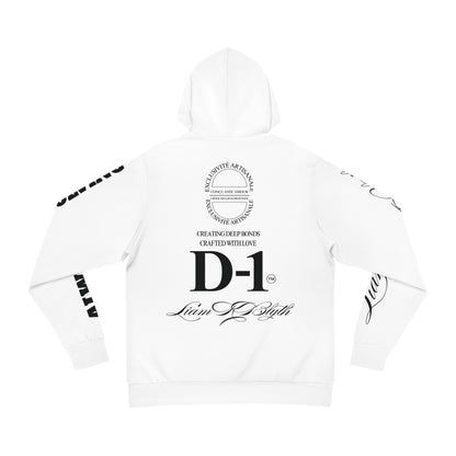 D-1 Collection Fashion Hoodie No.5 White