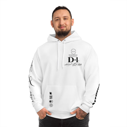 D-1 Collection Fashion Hoodie No.5 White